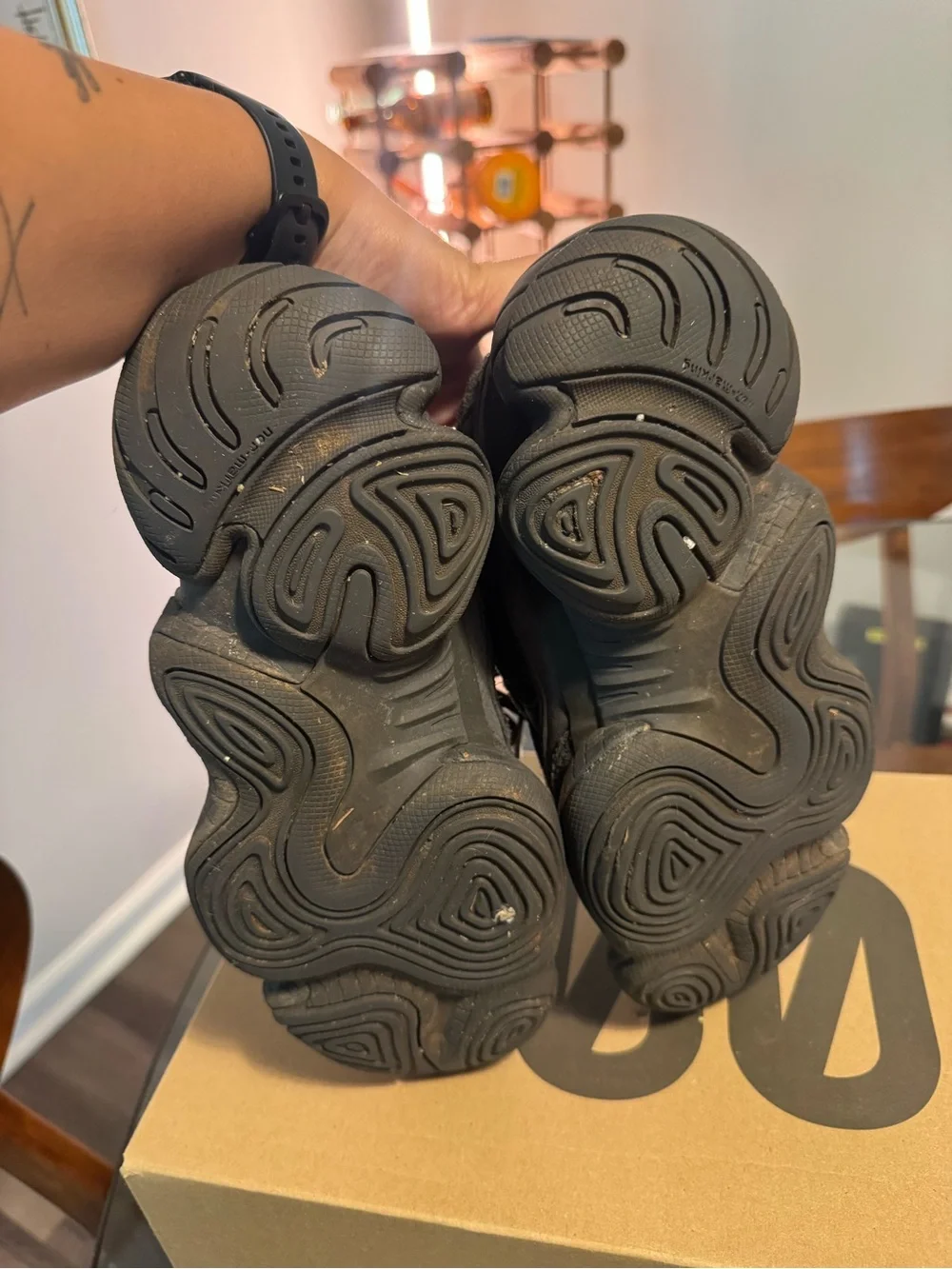 Yeezy 500 with box